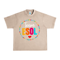 French Oak back to school teachers crew students   team esol teacher t shirt Urban Heavy Tee - linhVisuals