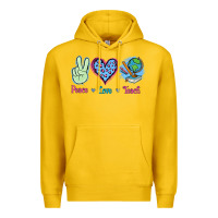 Lemon Peace Love Teach Premium Hoodie - Jasminsmagicworld