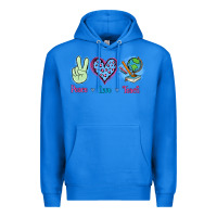 True Royal Peace Love Teach Premium Hoodie - Jasminsmagicworld
