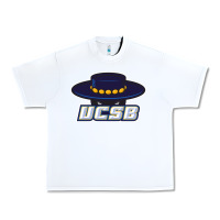 White The uc santa barbara gauchos Urban Heavy Tee - linhVisuals