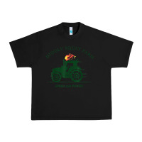 Black diddly squat farm green, tractor tee for farmer t shirt Urban Heavy Tee - linhVisuals