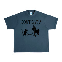 Midnight Navy i don't give a rats ass, funny, jokes, sarcastic sayings t shirt Urban Heavy Tee - linhVisuals