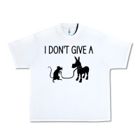 White i don't give a rats ass, funny, jokes, sarcastic sayings t shirt Urban Heavy Tee - linhVisuals