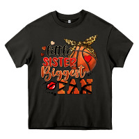 Asphalt little sister biggest fan basketball Heavy Core Tee - FaDigitalArtStudio