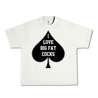 Pistachio i love big fat cocks queen of spades t shirt Urban Heavy Tee - linhVisuals