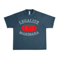 Midnight Navy legalize marinara food gift tshirt Urban Heavy Tee - linhVisuals