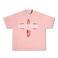 Salmon hot rod garage custom retro classic car spark plug t shirt Urban Heavy Tee - linhVisuals