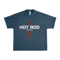 Midnight Navy hot rod garage custom retro classic car spark plug t shirt Urban Heavy Tee - linhVisuals