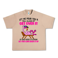 Burro let me pour you a tall glass of get over it flamingo t shirt Urban Heavy Tee - linhVisuals