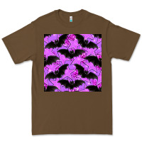 Cacao halloween bat and stars seamless pattern Premium Tee - BundleAndBundleShop