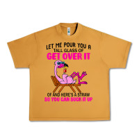 Peanut Butter let me pour you a tall glass of get over it flamingo t shirt Urban Heavy Tee - linhVisuals
