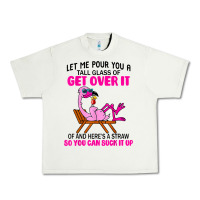 Pistachio let me pour you a tall glass of get over it flamingo t shirt Urban Heavy Tee - linhVisuals
