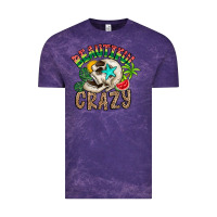Cloud Purple Beautiful Crazy Summer Vintage Tee - CowhideDigitalArt