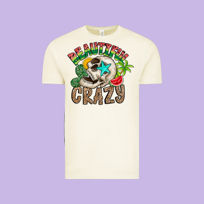 Beautiful Crazy Summer Vintage Tee Designed By Cowhidedigitalart