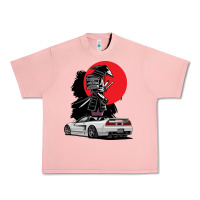 Salmon jdm nsx car tuning japan samurai drift import pullover hoodie Urban Heavy Tee - linhVisuals