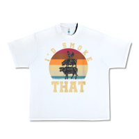 White id smoke that funny smoked pork meat lover bbq gift barbecue t shirt Urban Heavy Tee - linhVisuals