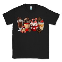 Black Chocolate Love Coffee Cups Classic Tee - FaDigitalArtStudio