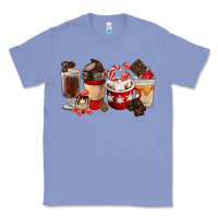 Colony Blue Chocolate Love Coffee Cups Classic Tee - FaDigitalArtStudio