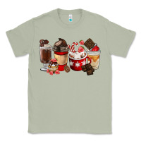 Matcha Chocolate Love Coffee Cups Classic Tee - FaDigitalArtStudio