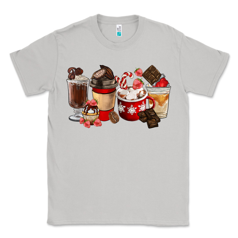 Chocolate Love Coffee Cups Classic Tee by FaDigitalArtStudio | Teevron