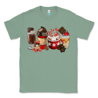 Sage Chocolate Love Coffee Cups Classic Tee - FaDigitalArtStudio