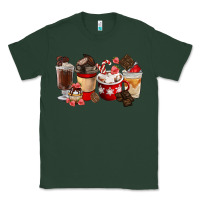 Sports Green Chocolate Love Coffee Cups Classic Tee - FaDigitalArtStudio