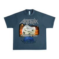 Midnight Navy anthrax – persistence of time 30th anniversary tank top Urban Heavy Tee - linhVisuals