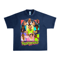 Navy The Fresh Prince of Bel-Air Urban Heavy Tee - linhVisuals