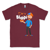 Burgundy Kids Cartoon Blippis funny Classic Tee - maiPhamDesign