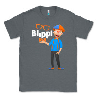 Charcoal Heather Kids Cartoon Blippis funny Classic Tee - maiPhamDesign