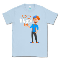 Dusty Blue Kids Cartoon Blippis funny Classic Tee - maiPhamDesign