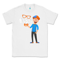 White Kids Cartoon Blippis funny Classic Tee - maiPhamDesign