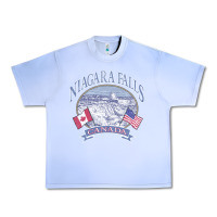 Grape Ice americana niagara falls scene canada america flags sweatshirt Urban Heavy Tee - linhVisuals