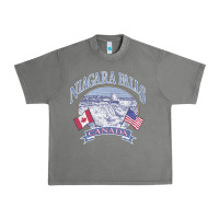 Tornado americana niagara falls scene canada america flags sweatshirt Urban Heavy Tee - linhVisuals