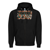 Black Cowhide is the New Black Zipper Hoodie - Jasminsmagicworld