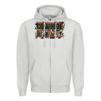 Dove Grey Cowhide is the New Black Zipper Hoodie - Jasminsmagicworld