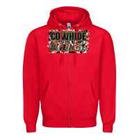 Red Cowhide is the New Black Zipper Hoodie - Jasminsmagicworld