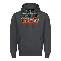 Smoke Cowhide is the New Black Zipper Hoodie - Jasminsmagicworld