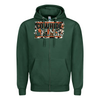 Sports Green Cowhide is the New Black Zipper Hoodie - Jasminsmagicworld