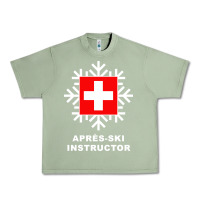 Oil Green après ski instructor sweatshirt Urban Heavy Tee - linhVisuals