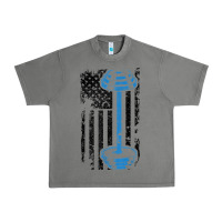 Tornado american flag gym and fitness  weight lifting gift t shirt Urban Heavy Tee - linhVisuals