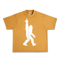 Peanut Butter funny bigfoot middle finger for squatch believers t shirt Urban Heavy Tee - linhVisuals
