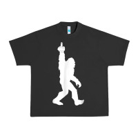 Pigment Black funny bigfoot middle finger for squatch believers t shirt Urban Heavy Tee - linhVisuals