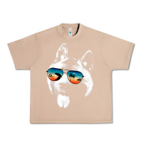 Burro american akita shirts with glasses sunglasses retro style t shirt Urban Heavy Tee - linhVisuals