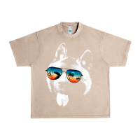 French Oak american akita shirts with glasses sunglasses retro style t shirt Urban Heavy Tee - linhVisuals