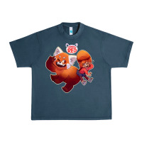 Midnight Navy turning red Merch Urban Heavy Tee - linhVisuals
