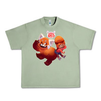 Oil Green turning red Merch Urban Heavy Tee - linhVisuals