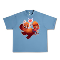 Pebble Blue turning red Merch Urban Heavy Tee - linhVisuals