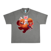 Tornado turning red Merch Urban Heavy Tee - linhVisuals
