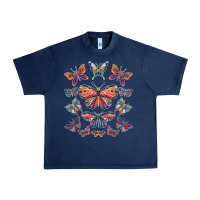 Navy butterfly breeds butterfly t shirt Urban Heavy Tee - linhVisuals